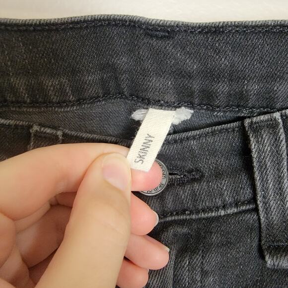 Rag and Bone Black Distressed Skinny Jeans Size 28 - Picture 4 of 4